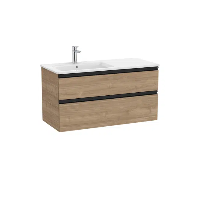 The Gap Unik (base unit with two drawers and left hand basin)