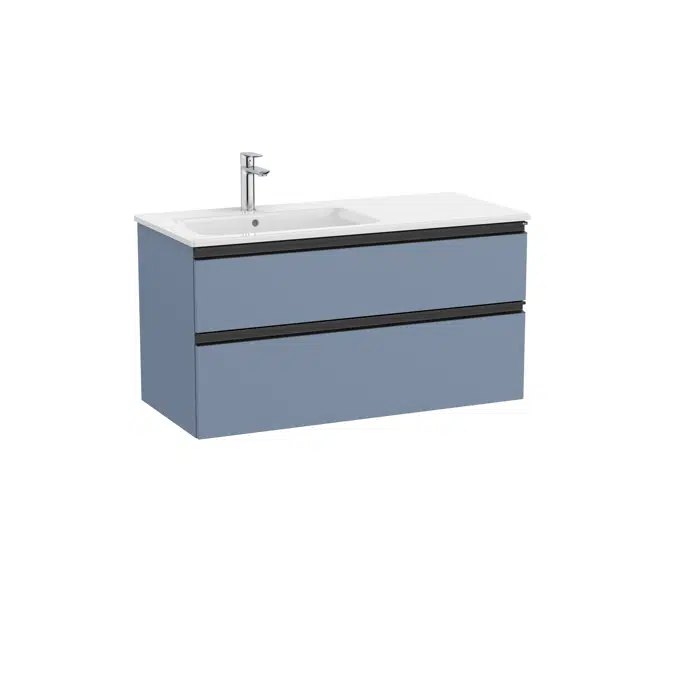 The Gap Unik (base unit with two drawers and left hand basin)