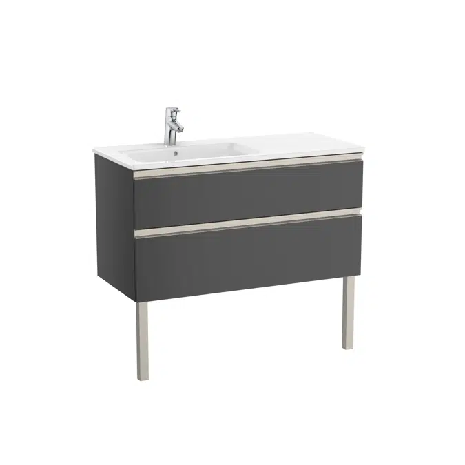 The Gap Unik (base unit with two drawers and left hand basin)