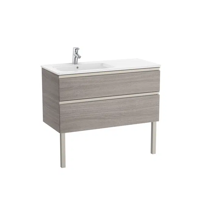 The Gap Unik (base unit with two drawers and left hand basin)