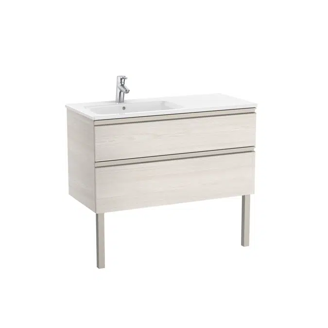 The Gap Unik (base unit with two drawers and left hand basin)