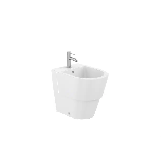 Tura  Back to wall vitreous china bidet
