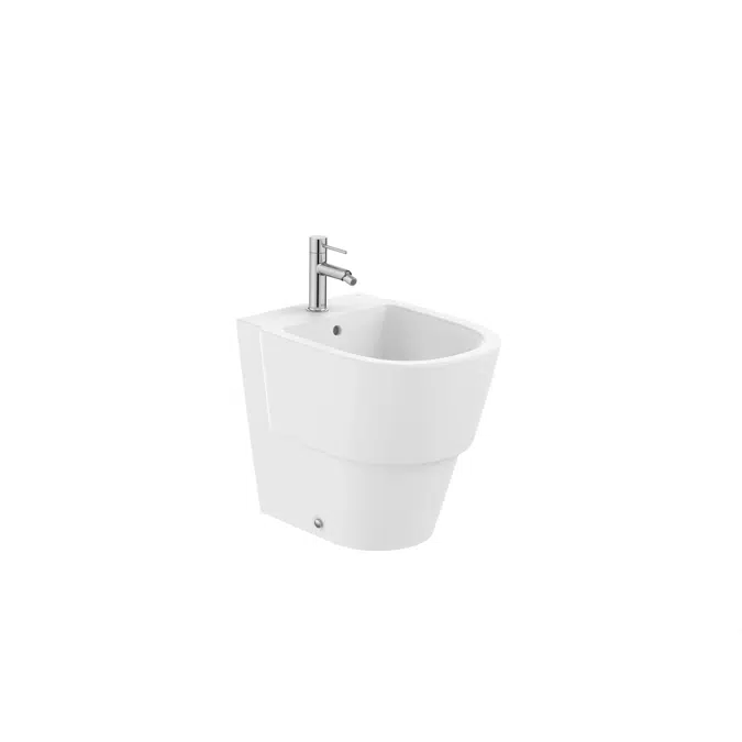 Tura  Back to wall vitreous china bidet