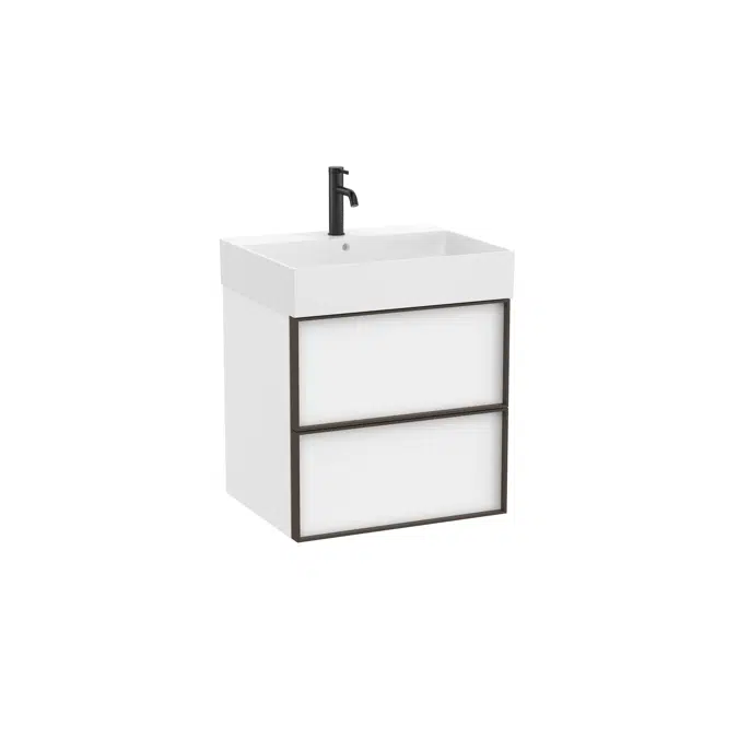 Inspira Unik (base unit with two drawers and Fineceramic® basin)