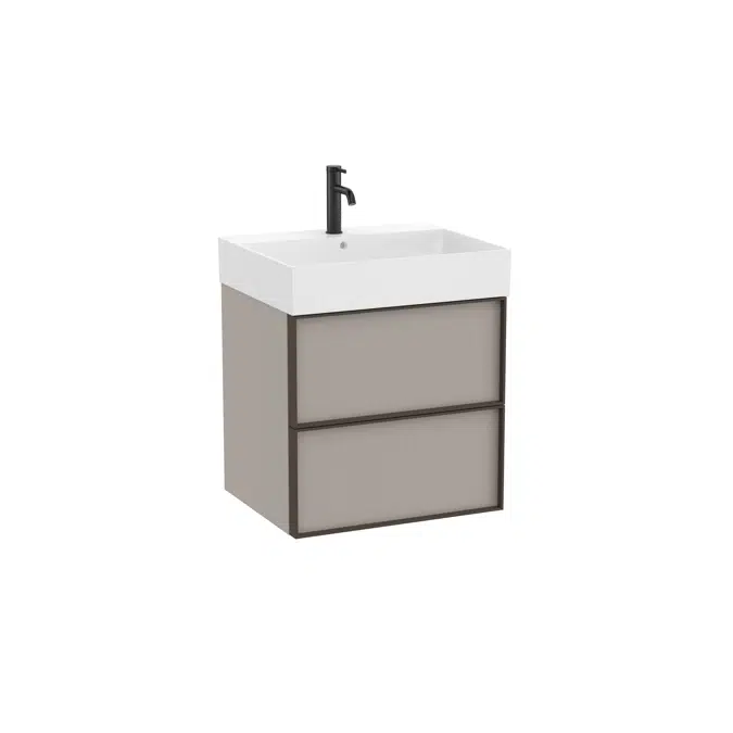 Inspira Unik (base unit with two drawers and Fineceramic® basin)