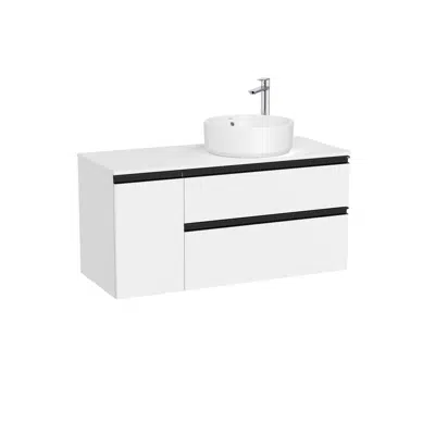 bild för The Gap Base unit with two drawers for right hand over countertop basin