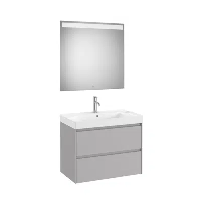 Bild für ONA Pack (base unit with two drawers, right hand basin and LED mirror)