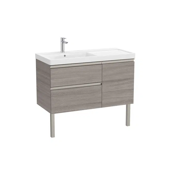The Gap Unik (base unit with two drawers, one door and basin on the left)