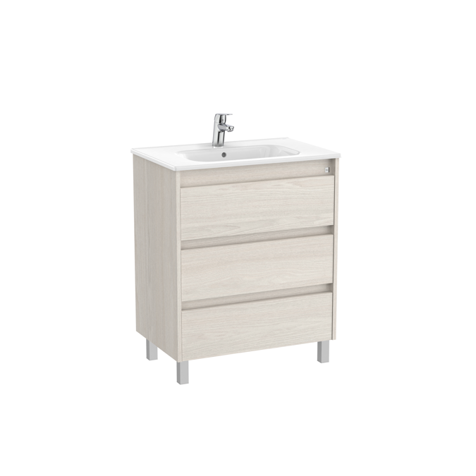 BIM objects - Free download! Tenet (base unit with three drawers and ...