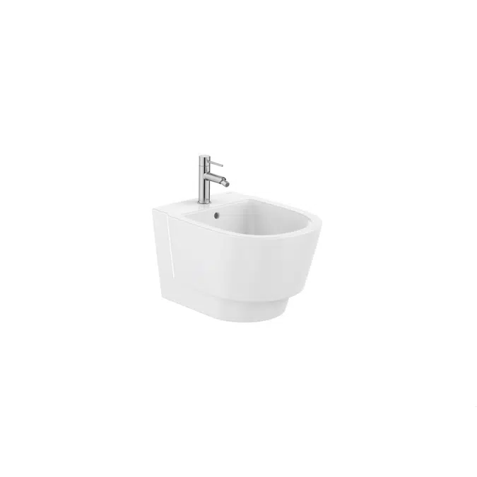 Tura Vitreous china wall-hung bidet