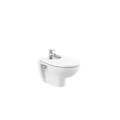 afbeelding voor Victoria Vitreous china wall-hung bidet without lid