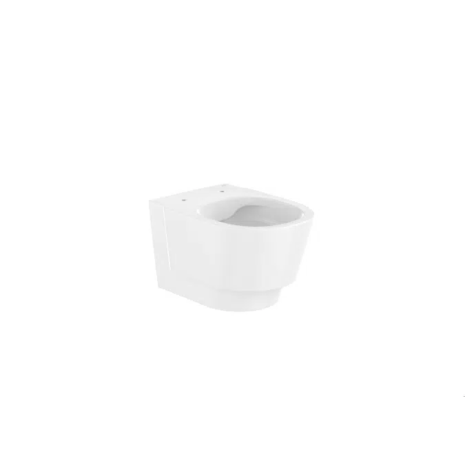 Tura  Vitreous china wall-hung RIMLESS® WC
