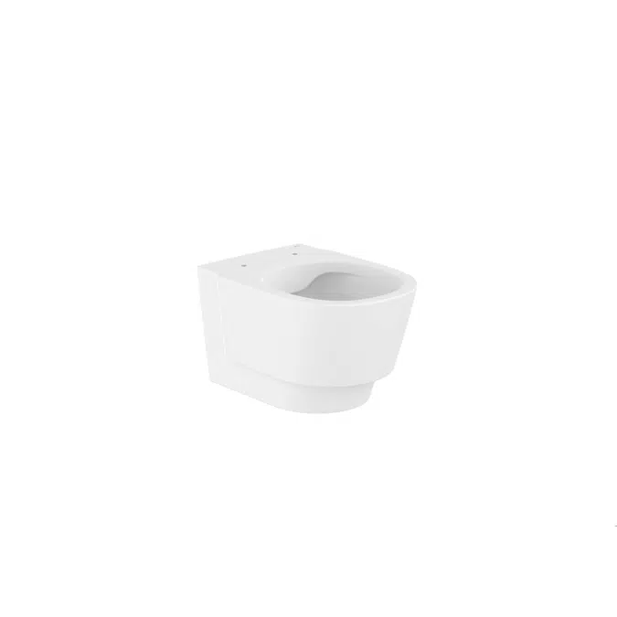 Tura  Vitreous china wall-hung RIMLESS® WC