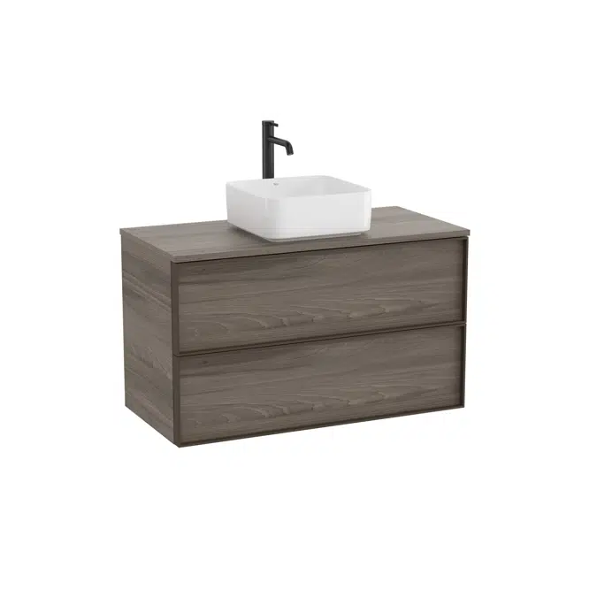 Inspira Base unit with two drawers for in countertop or over countertop basin