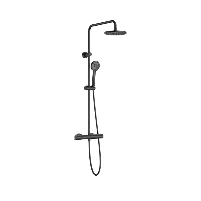 BIM objects - Free download! Victoria Bath-shower thermostatic shower  column