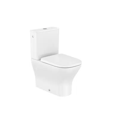 Optica Back-to-wall close-coupled Roca Rimless® Vortex WC 이미지