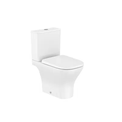Optica Close-coupled toilet 630 dual Roca Rimless® Vortex 이미지