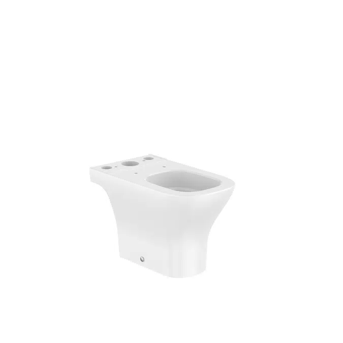 Optica Close-coupled toilet 630 dual Roca Rimless® Vortex