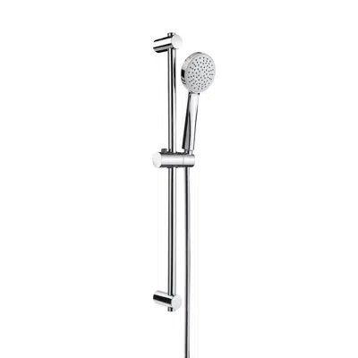 kuva kohteelle Stella Shower kit with Stella 100/1 handshower, 700 mm slide bar with adjustable handshower bracket and flexible hose