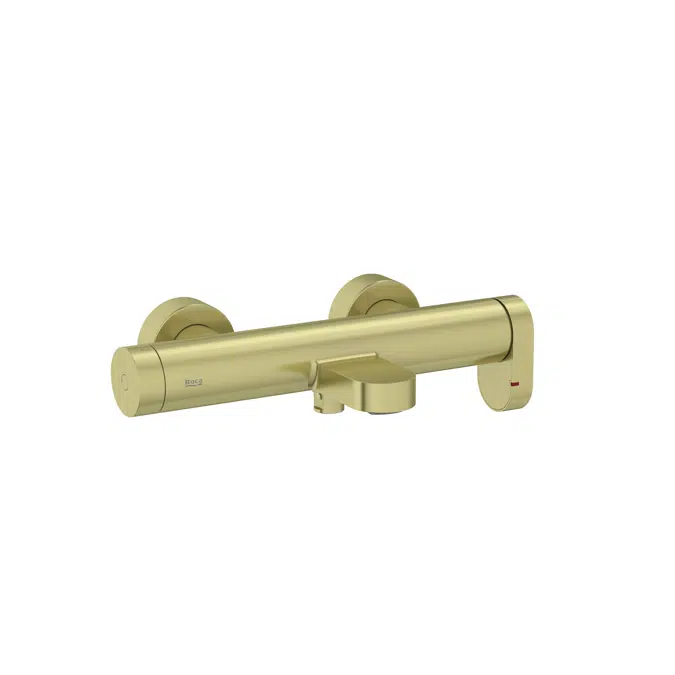 Kay - Wall-mounted bath-shower mixer.