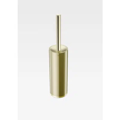 изображение для BAIA - Floor standing toilet brush Greige + Greige shiny handle, cover & Ring
