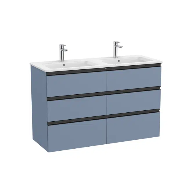 The Gap Unik (base unit with six drawers and double bowl basin)