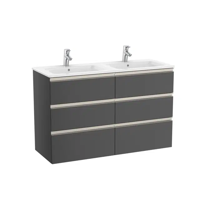 The Gap Unik (base unit with six drawers and double bowl basin)