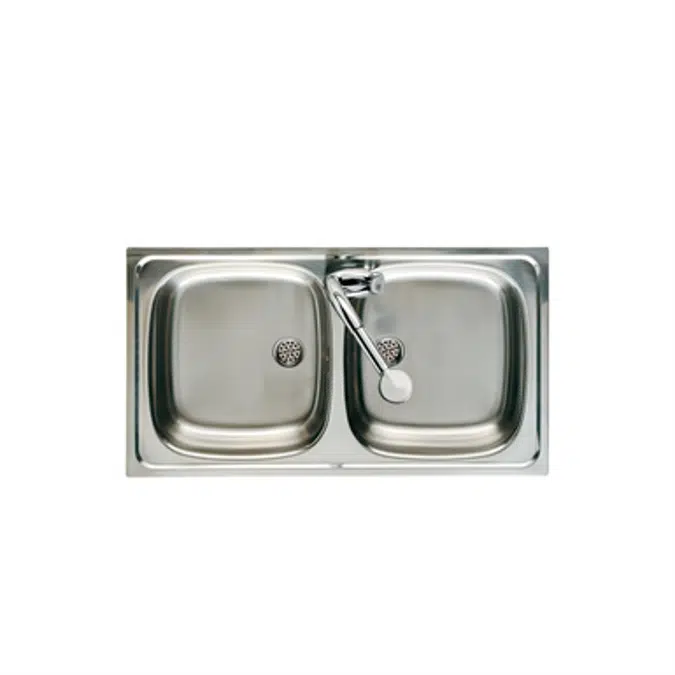 J 800 Double bowl kitchen sink