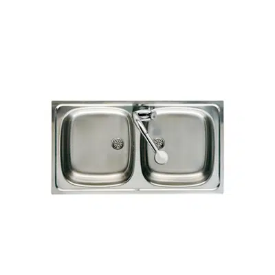 Image for J 800 Double bowl kitchen sink