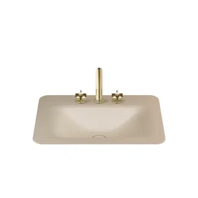 Obrázek pro ARMANI - BAIA 660 mm countertop washbasin for 3-hole basin mixer