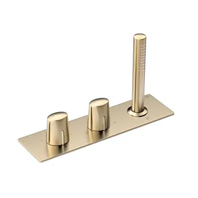 kuva kohteelle ARMANI - ISLAND Thermostatic bath mixer for other bathtubs.