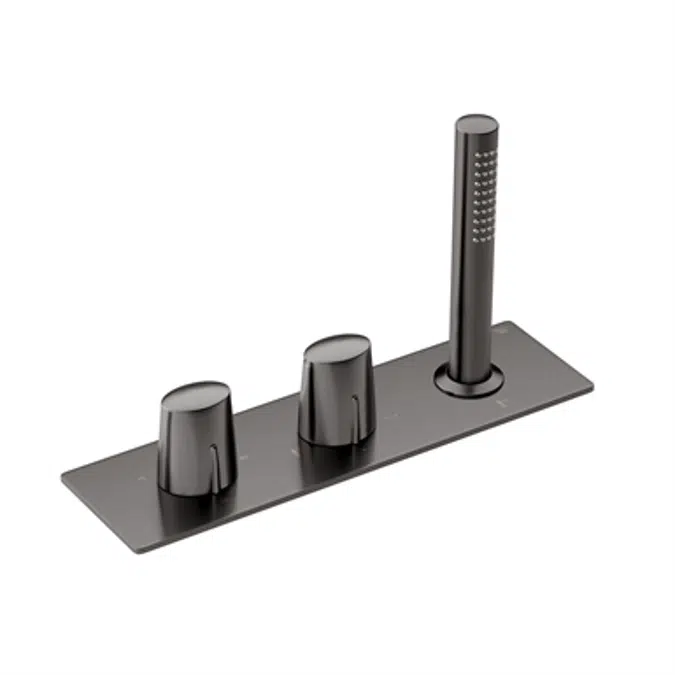 ARMANI - ISLAND Thermostatic bath mixer for other bathtubs.