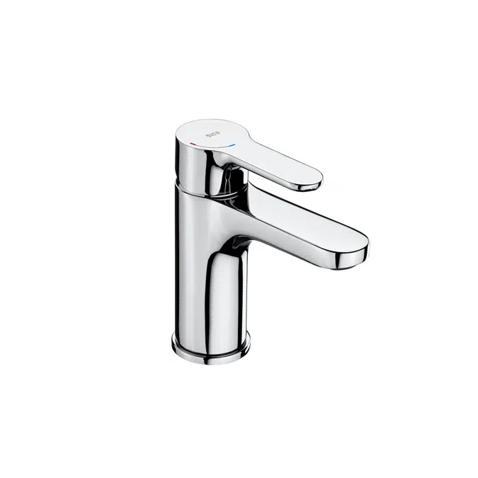L20 Basin mixer with smooth body and flexible supply hoses"" S-SIZE