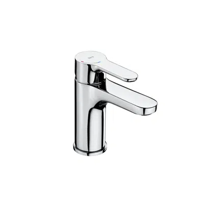 afbeelding voor L20 Basin mixer with smooth body and flexible supply hoses"" S-SIZE