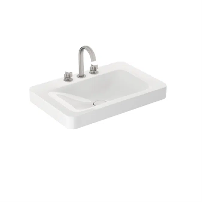 ARMANI - BAIA 750mm 3-hole basin mixer for wall-hung or pedestal washbasin