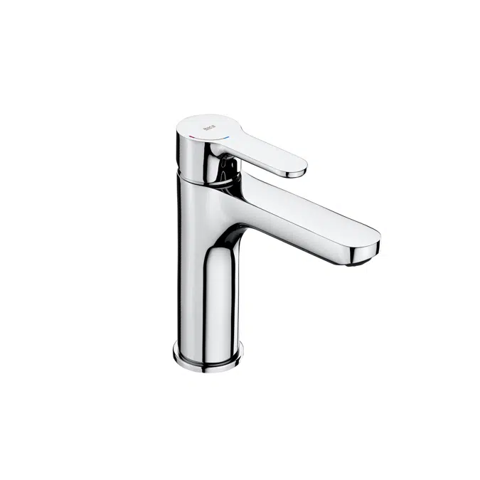 BIM objects - Free download! L20 Smooth body medium-neck basin mixer ...