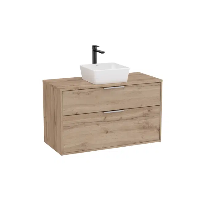 Optica Unik (base unit with two drawers for over countertop basin)