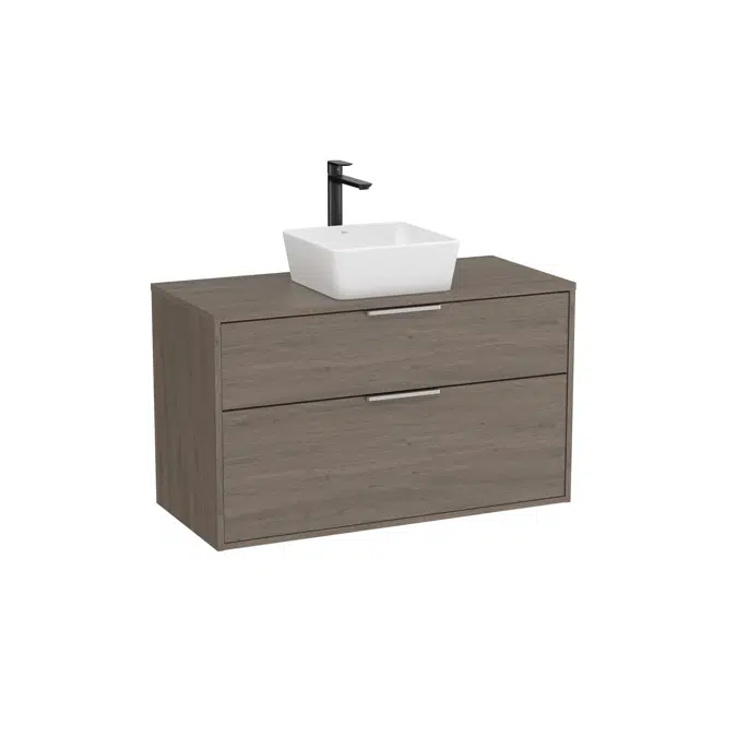 Optica Unik (base unit with two drawers for over countertop basin)