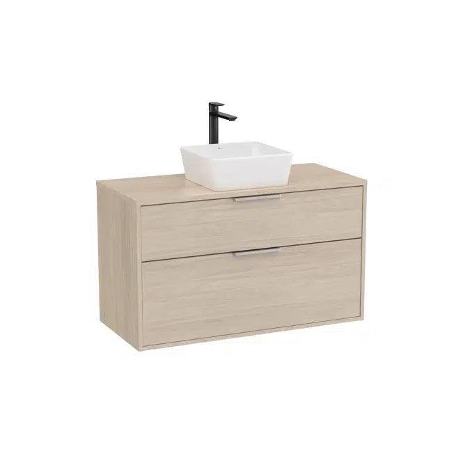 Optica Unik (base unit with two drawers for over countertop basin)
