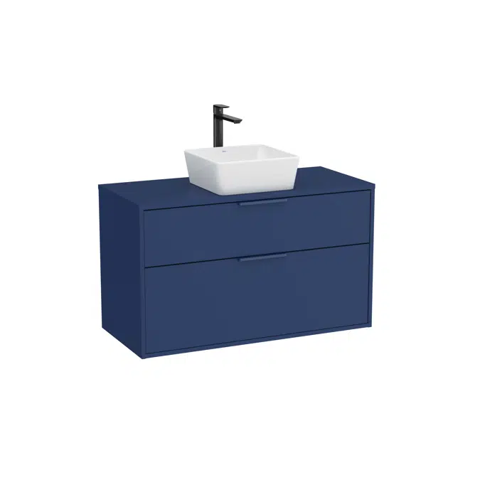 Optica Unik (base unit with two drawers for over countertop basin)