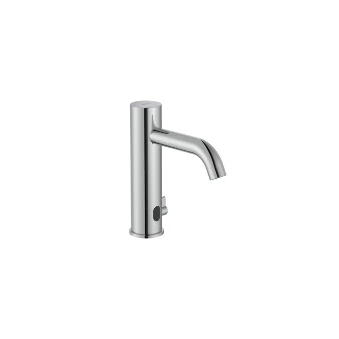 ONA Electronic basin mixer. Powered by four 1.5V LR6 (AA) alkaline batteries (not included)
