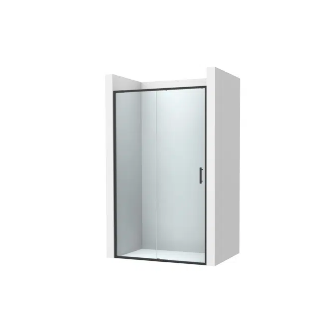 Victoria Plus Front shower enclosure with 1 swing door + 1 fixed panel