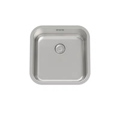 PORTO 450 Single bowl stainless steel sink图像