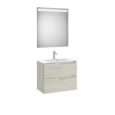 Obrázek pro Aleyda Pack (compact base unit with 2 drawers, basin and LED mirror)
