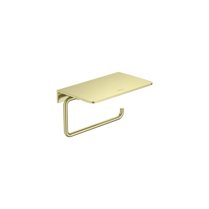 Hotels Round - Toilet roll holder with shelf