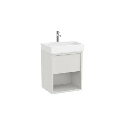 afbeelding voor Tura  Unik (Base unit with one drawer, bottom shelf and basin)