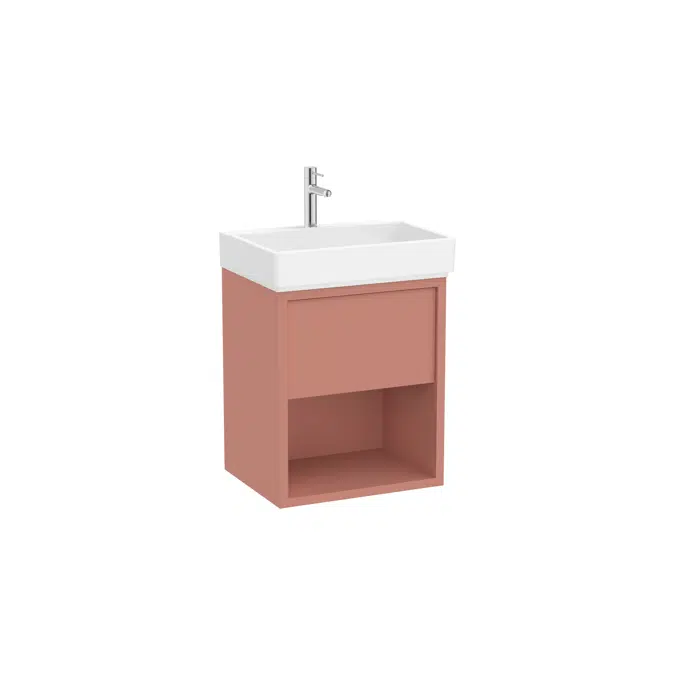 Tura  Unik (Base unit with one drawer, bottom shelf and basin)
