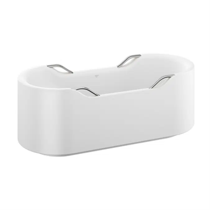 ARMANI - BAIA Freestanding bathtub with four handles
