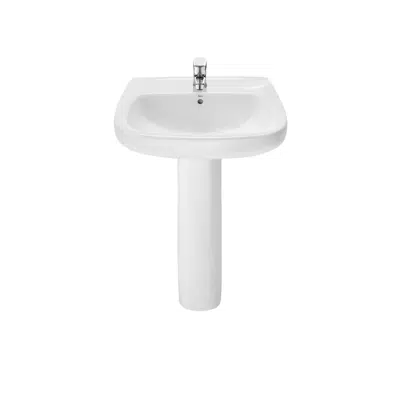 afbeelding voor Monaco Wall-hung vitreous china basin with 1 hole