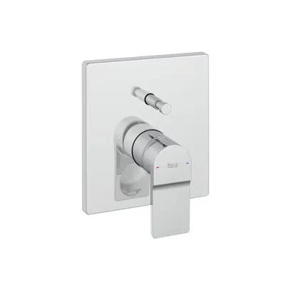 Зображення для L20 Square - Built-in bath-shower mixer (2 ways) with automatic diverter. Includes built-in body